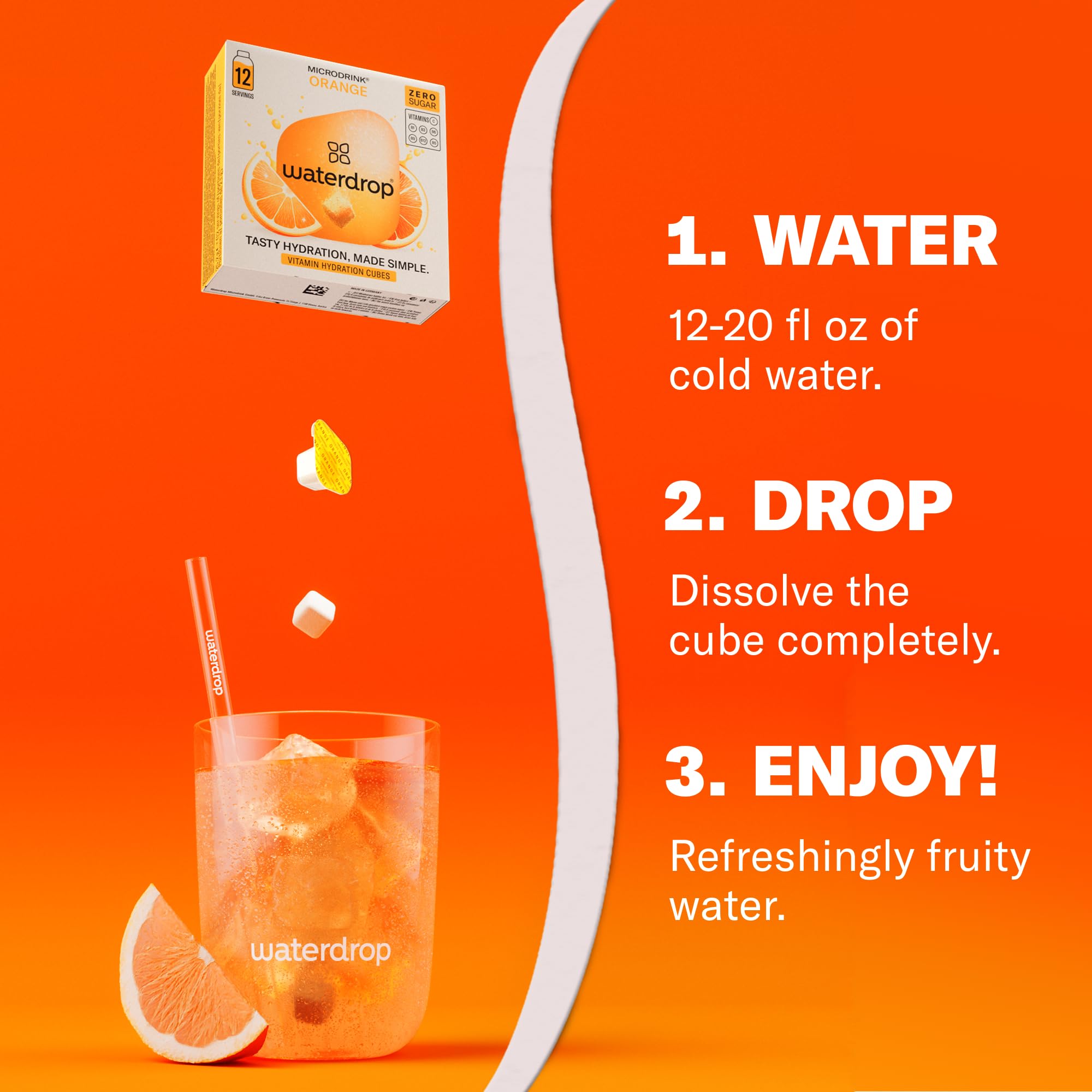 Amazon.com: Waterdrop Hydration Cubes with Vitamin C, B3, B5